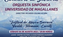 El Concierto de Invierno de la Orquesta Sinfónica de la Universidad de Magallanes se realizará este sábado en el Centro Cultural "Claudio Paredes Chamorro".
