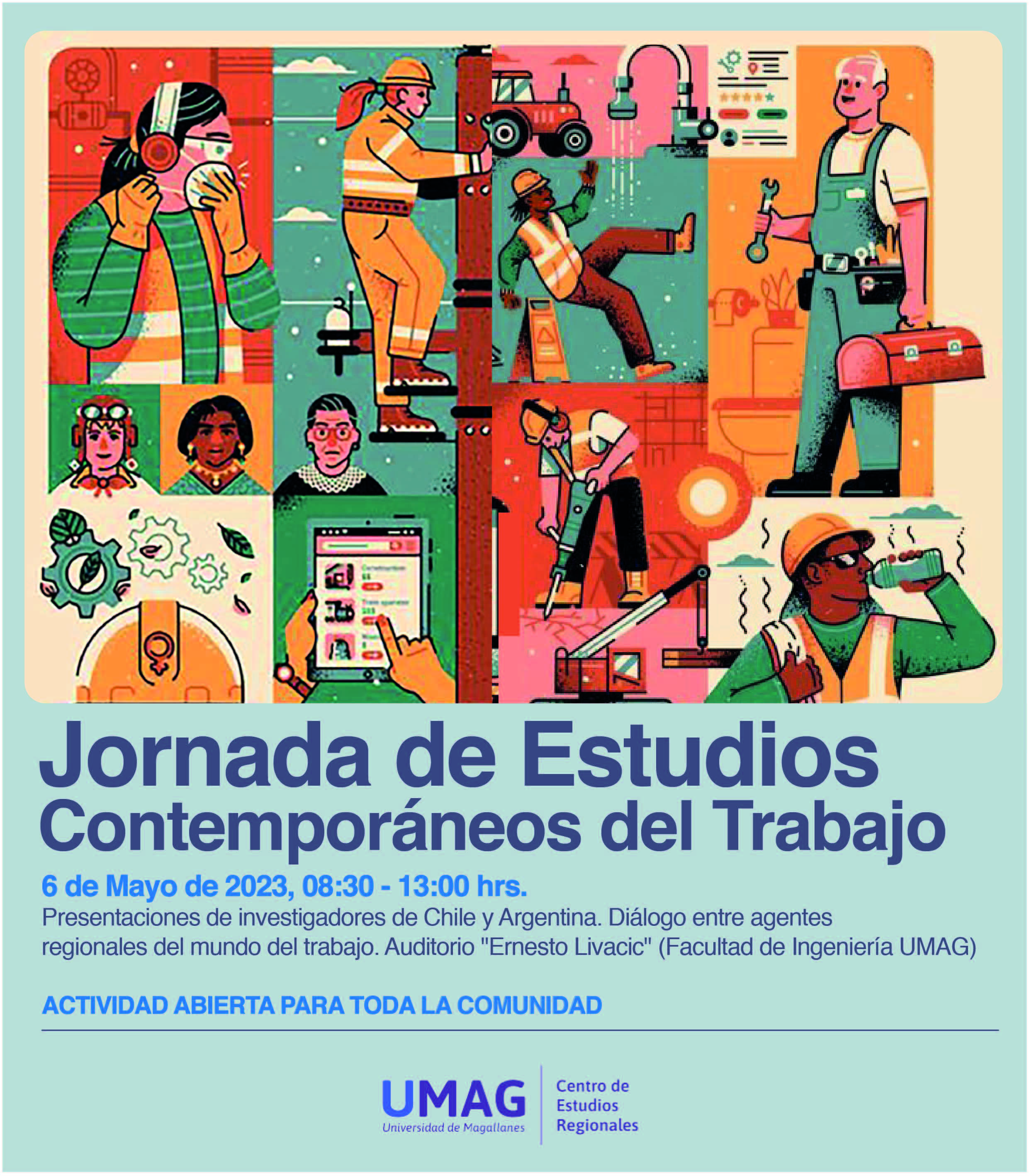 Historia y actualidad de las y los trabajadores de la Patagonia serán analizados en Jornadas de Estudios del Trabajo